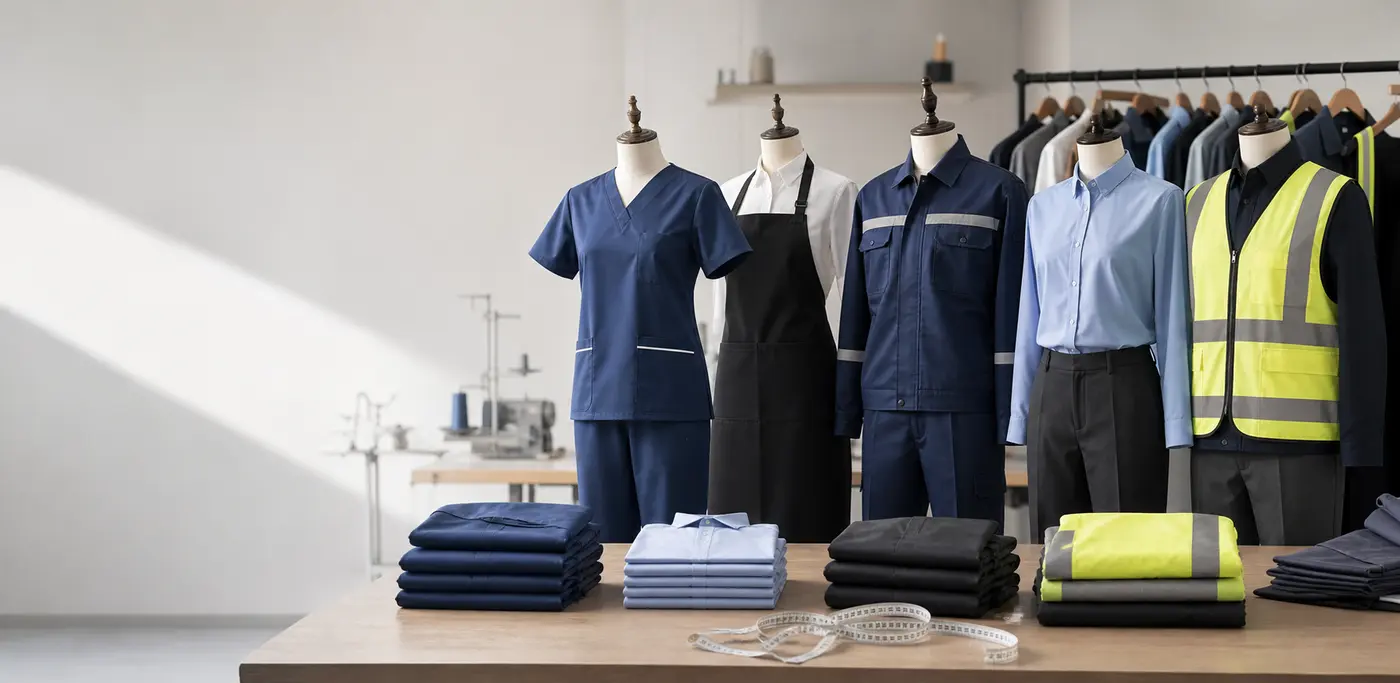 Uniformes corporativos: ambos, camisas, camperas y chalecos personalizados